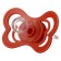 Nipple - silicone dummy classic, from 0 months, cherry color
