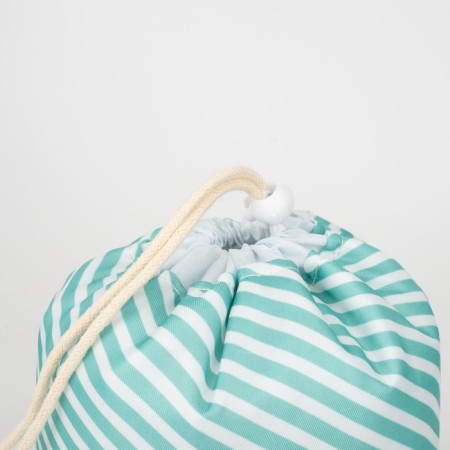 Cosmetic bag on a lace, with a wallet, green color-2