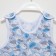 Long baby sliders, blue/bears, height 68 cm