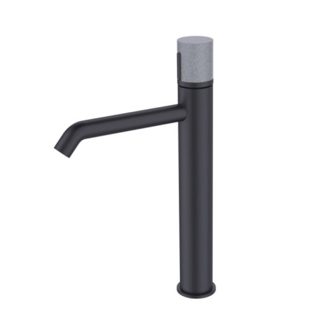 Bronze de Luxe Focus 24615BG sink mixer, pour 167 mm, brass, black/gray