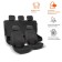 Covers for seats universal Airline RS-7K+, moisture-proof, set of 8 items, black