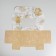 Box for eclairs, confectionery packaging, 5 inserts, “for inspiration”, 25.2 x 15 x 7 cm