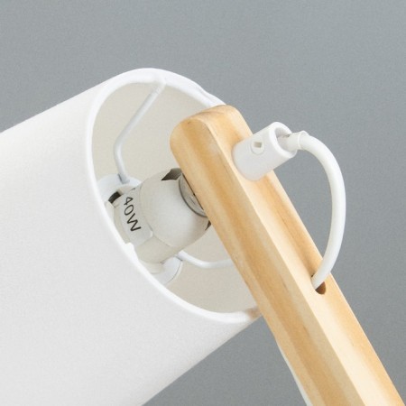 Bend table lamp E14 40W white 22x14x42cm Risalux-5
