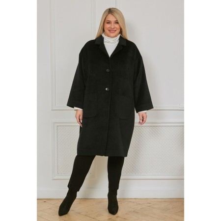 Female coat, size 54, black color