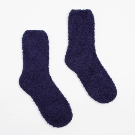 Terry socks female, blue color, size 36-39-1