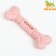 A toy for treats and dry food "bone", tpr, massage, 14.5 x 3.5 cm, pink