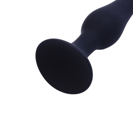 Anal traffic jam, oki-horses, cone, Soft silicone, 10.5 x 2.5 cm, black-3