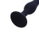 Anal traffic jam, oki-horses, cone, Soft silicone, 10.5 x 2.5 cm, black