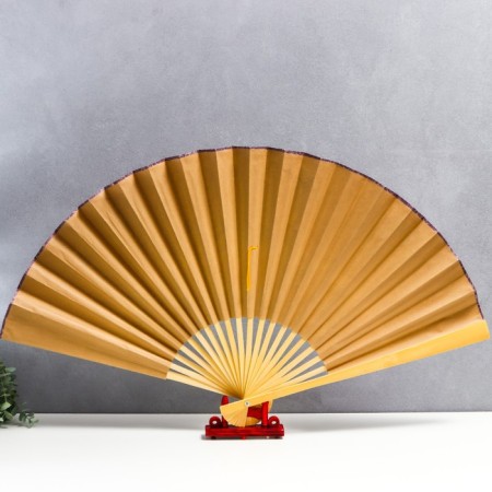 Fan bamboo, textile h = 50 cm "bamboo" white-4
