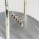Newtonian pendulum Bamboo Silver 14x18x11 cm