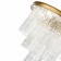 Ceiling Ceiling ST LUCE. SL1230.302.06. Stabia. 6x60 W, E14, 45x45x67 cm, brass color