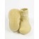 Boots-knees children's first step with a breathing sole, size 24, yellow color