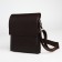 Men's bag over the shoulder, Textura, external pocket, brown color