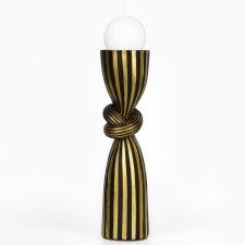 Climber for one candle “Knot” color Black-gold 39 x 10.5 x 10.5 cm