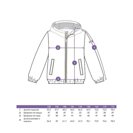 Vetrovka for the boy PlayTode, height 128 cm-10