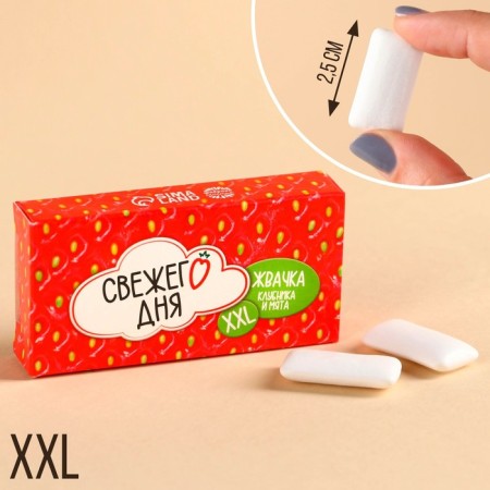 Chewing gums XXL "Fresh Day" in the box, 13.5 g.