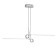 Suspended chandelier Mantra Cinto, Led, 1950lm, 3000k, 1155x85x400 mm, chromium color