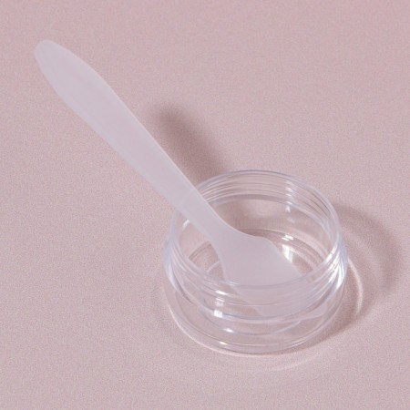 Storage set, in case, 9 objects, transparent/pink color-6