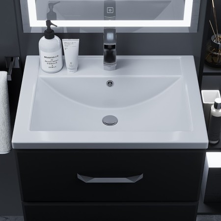 Sink uperwood Foster, furniture, 60 cm, rectangular-3