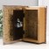 Safe Brush Tow to the leatherette "shield with heraldic lily" embossing, under metal 17x11x5 cm