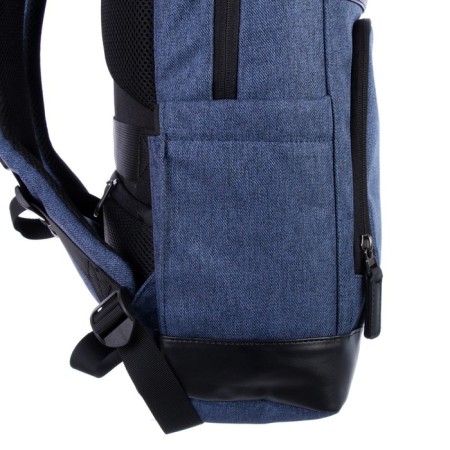 Youth backpack Davente Business, 44 x 32 x 16 cm, ergonomic back, dark blue-10