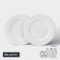 A set of porcelain plates Magistro Edne, 19 × 19 × 1.7 cm, white color