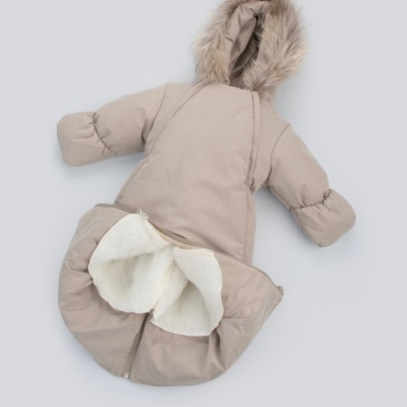 Combiason-transformer children's kinderlitto "Velvet", height 68-80 cm, color light-beige color-9