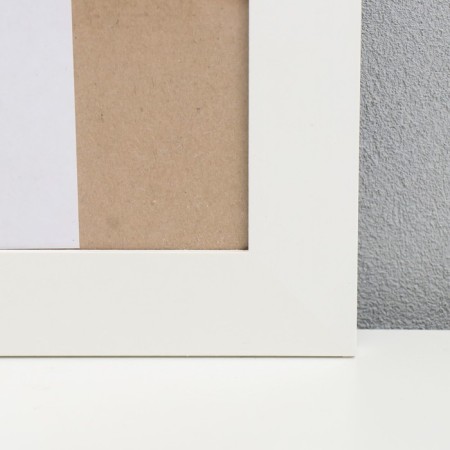 Photo frame MDF 40x50 cm "Trend" White (plastic screen)-2