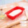 Baking uniform “Bread”, silicone, 16.5 × 8.3 × 5.3 cm, intra -size 14.5 × 6.3 × 5.3 cm, red color