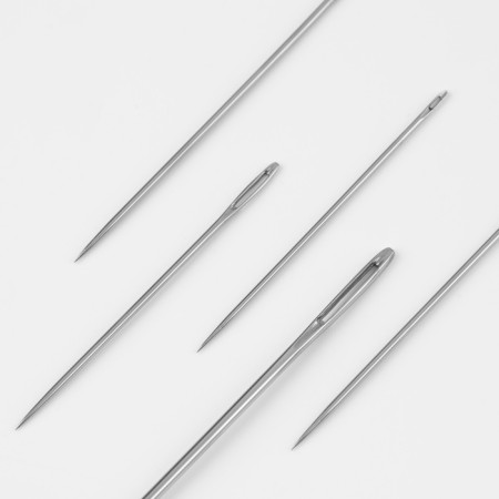 Sewing needles “Assorted No. 4”, D = 0.7 - 1.4 mm, 3.5 - 5.8 cm, 10 pcs, S -29-1