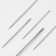 Sewing needles “Assorted No. 4”, D = 0.7 - 1.4 mm, 3.5 - 5.8 cm, 10 pcs, S -29