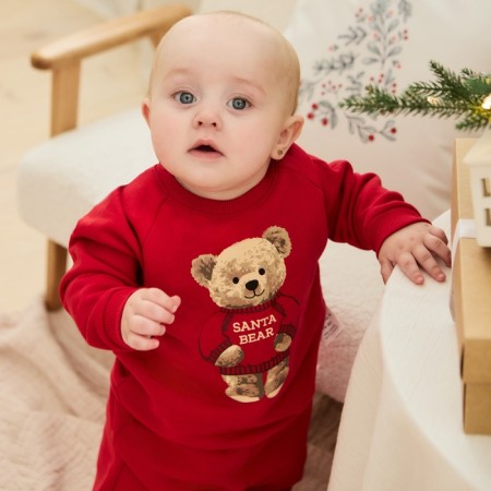 New Year. Costume (sweatshirt and pants) I am "New Year's cubs", height 86-92 cm-7