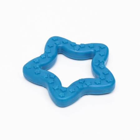 Chewing toy Superproof "Star", 8 cm, blue-1