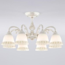 Campina chandelier, 8x60W E27, white color