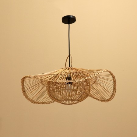Ceiling Lamp from Rotan "Eddie" 1x120W, E27, 60x60x25 cm-1