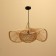 Ceiling Lamp from Rotan "Eddie" 1x120W, E27, 60x60x25 cm