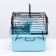Mini cell for rodents "Pijon" No. 1, equipped, 27 x 15 x 13 cm, turquoise