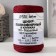 Cord flat 3 mm polyester in balls 100m/170g (+/- 5%) burgundy-153
