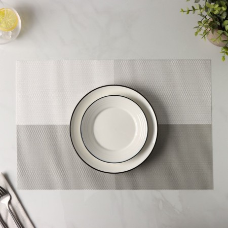 Serving napkin on the table "Mood", 45 × 30 cm, color gray color-4