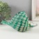 Suvenir glass "Sink with a pattern of waves" under the Muranian glass 21x9x12 cm