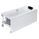 Front panel for acrylic bathtub Roca SureSte, size 170 x 70 cm