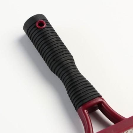 Puchoderma with a drop of 10 x 17 cm, rubberized handle, burgundy-black-3