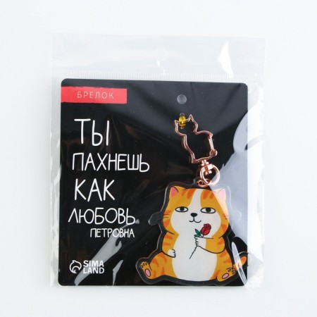 Acrylic core keychain "Kit", 6 x 5.4 cm-9