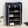 Shoe, 5 tiers, 57 × 28 × 90 cm, blue color
