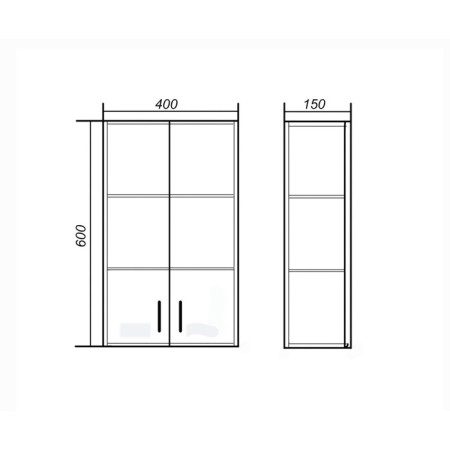Harmony cabinet 400 15 cm x 40 cm x 60 cm-1