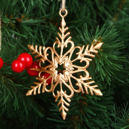 Metal suspension "New Year's miracles", gold, mix-1