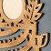 Moars with a photo "I love sports!" Beige color, 47x27.5 cm