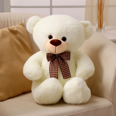 Soft toy "Bear", 40 cm, white color