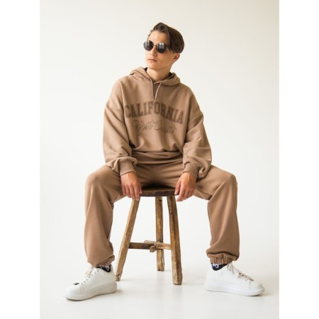 Pulover for children, height 158 ​​cm, coffee color-2