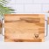Defense and serving "rectangle" board (metal handles) 38x23x2 cm